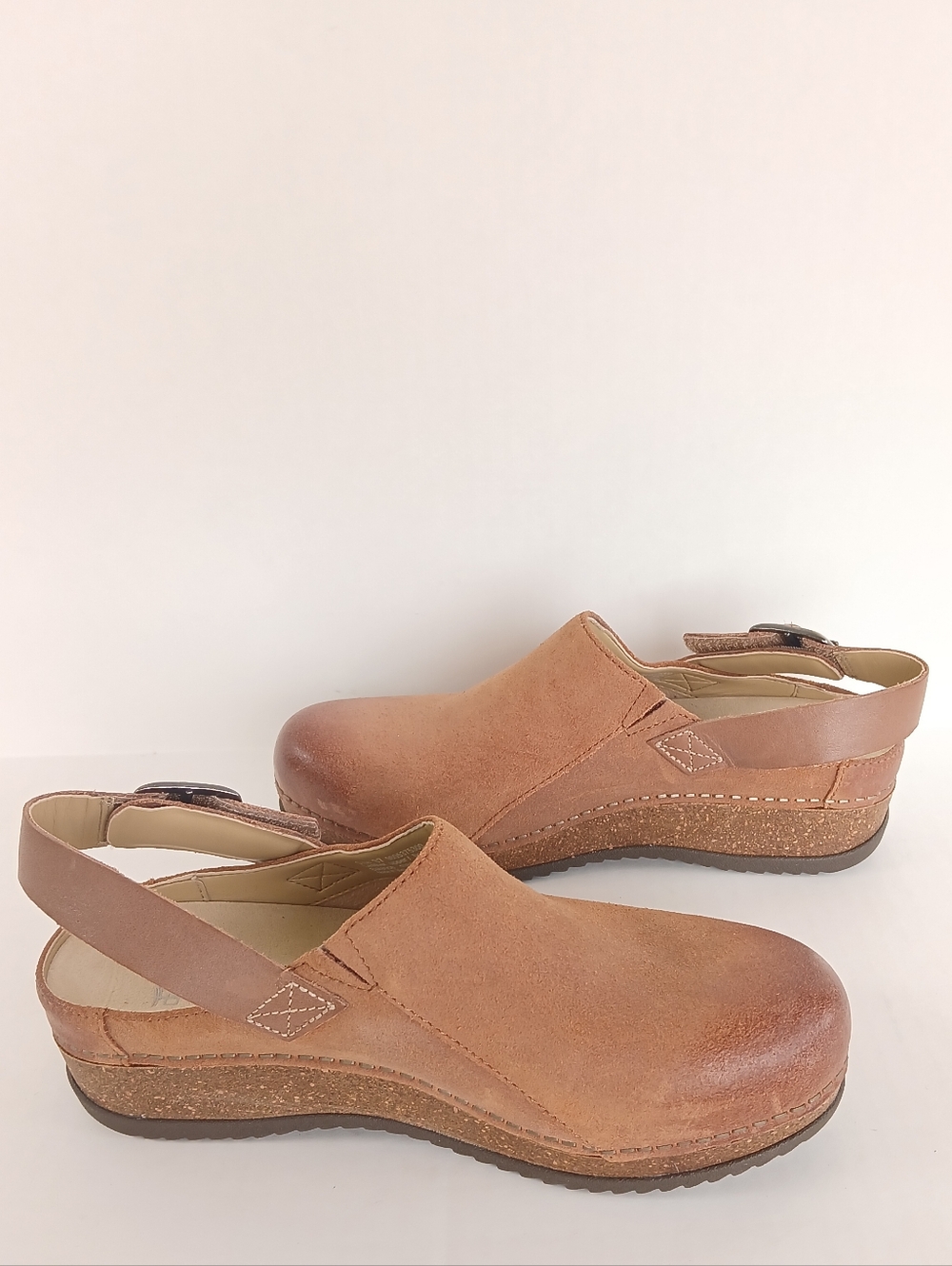 Dansko Merrin Leather Slingback Clog Size 37 - Picture 3 of 9